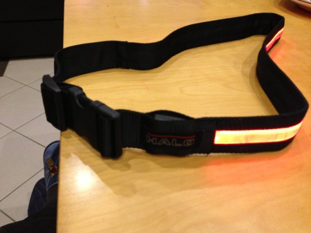 Halo Belt allumée